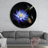 Flower Glass Wall Art