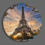 Eiffel Tower Glass Wall Art