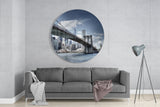 Brooklyn Bridge Glass Wall Art