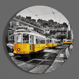 Tram Glass Wall Art