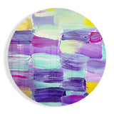 Abstract Glass Wall Art