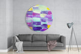 Abstract Glass Wall Art