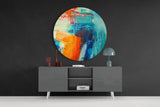 Abstract Glass Wall Art