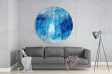 Abstract Glass Wall Art