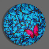 Butterfly's Dream Glass Wall Art