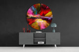 Color Explosion Glass Wall Art