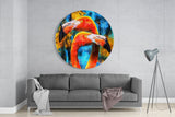 Flamingo Glass Wall Art