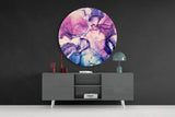 Pink Marble Glass Wall Art