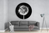 Dandelion Glass Wall Art