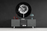 Dandelion Glass Wall Art