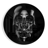 Skull Glass Wall Art