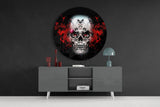 Skull Glass Wall Art