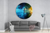 Astronaut Glass Wall Art