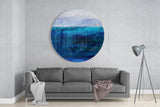 Blue Tones Glass Wall Art