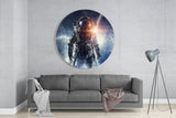 Astronaut Glass Wall Art