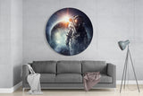 Astronaut Glass Wall Art