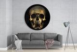 Skull Glass Wall Art