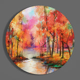 Colors of the Forest Glass Wall Art