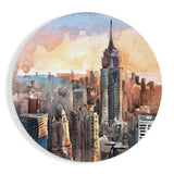 New York Glass Wall Art