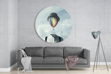 Balloon Head Glass Wall Art