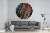 Abstract Glass Wall Art