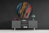 Abstract Glass Wall Art