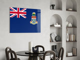 Flag of The Cayman Islands Glass Wall Art