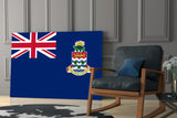 Flag of The Cayman Islands Glass Wall Art