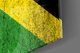 Flag of Jamaica Glass Wall Art