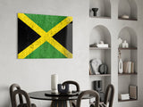 Flag of Jamaica Glass Wall Art