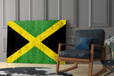 Flag of Jamaica Glass Wall Art