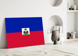 Flag of Haiti Glass Wall Art