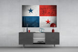 Flag of Panama Glass Wall Art