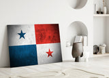 Flag of Panama Glass Wall Art