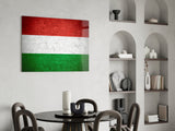 Flag of Hungary Glass Wall Art