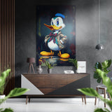 Donald Brushed Aluminium Dibond Wall Art