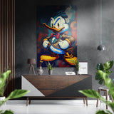 Donald Brushed Aluminium Dibond Wall Art