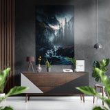 River Brushed Aluminium Dibond Wall Art