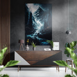 River Brushed Aluminium Dibond Wall Art