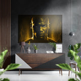 Revenge in His Eyes Brushed Aluminium Dibond Wall Art