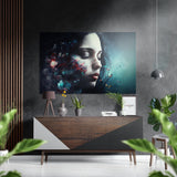 Pure Beauty Brushed Aluminium Dibond Wall Art