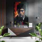 Al Pacino Brushed Aluminium Dibond Wall Art