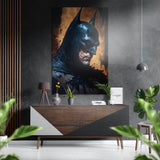 Batman Brushed Aluminium Dibond Wall Art