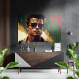 Fight Club Brushed Aluminium Dibond Wall Art