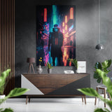 Cyberpunk Brushed Aluminium Dibond Wall Art