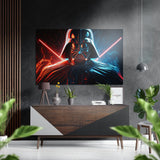 Darth Wader Brushed Aluminium Dibond Wall Art