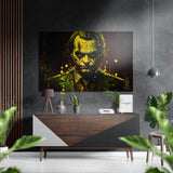 Joker Brushed Aluminium Dibond Wall Art