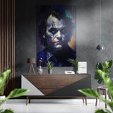 Joker Brushed Aluminium Dibond Wall Art