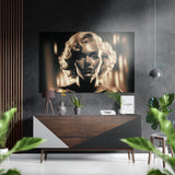 Marilyn Monroe Brushed Aluminium Dibond Wall Art