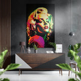 Marilyn Monroe Brushed Aluminium Dibond Wall Art